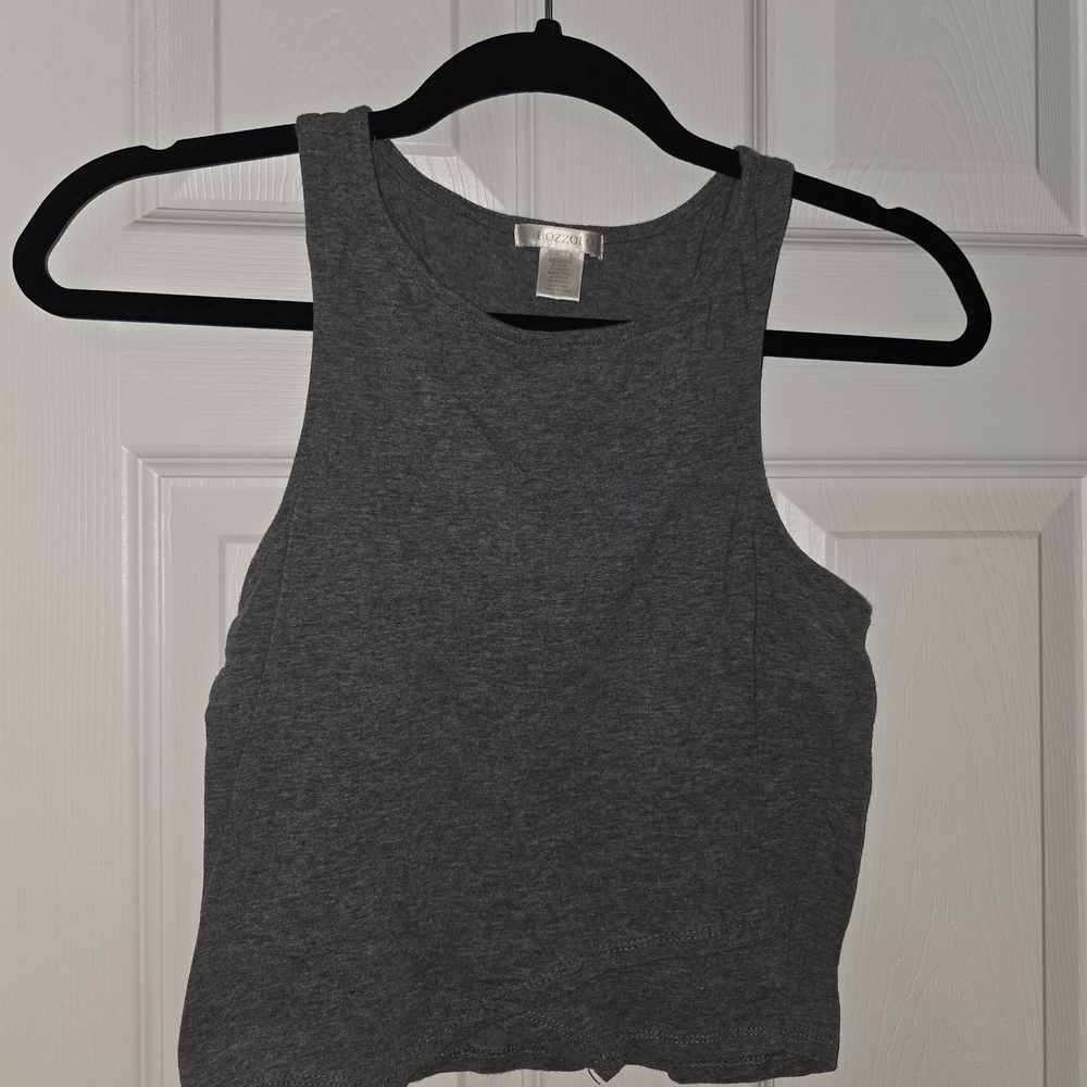 Bozzolo Charcoal Tank Top